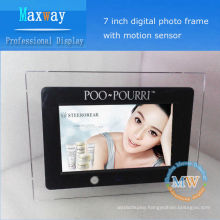 7 inch acrylic frame motion sensor digital picture frame
